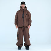 DARK BROWN PANTS & JACKET