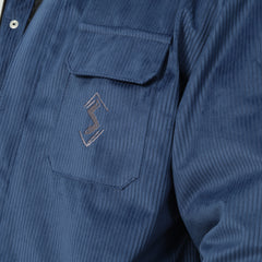 G-R Navy Blue Velvet Pant-Jacket